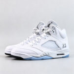 Air Jordan 5 Retro White Metallic